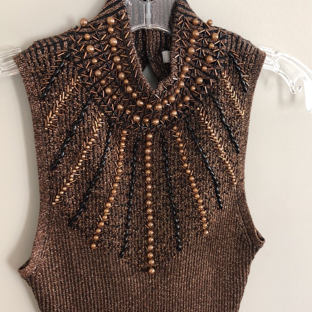 Bedazzle Sequin Turtleneck